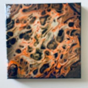 “Hair of the Dog” Original Pour Painting